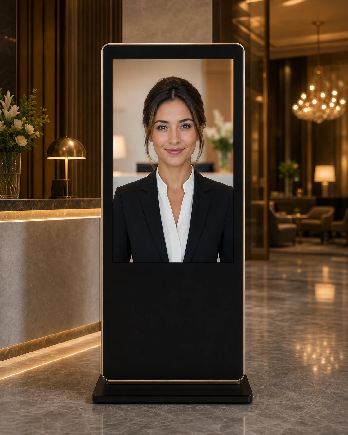 Monitor con interfaccia Ophelia per l’assistenza ai cittadini